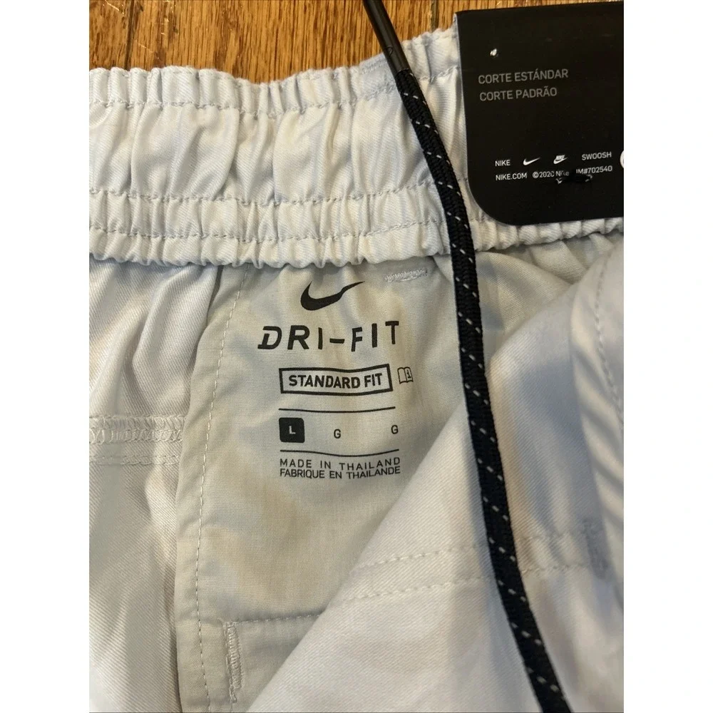 Nike Golf Pants Men's Large Standard Fit Khaki‎ Side Pocket Sporty Lightweight